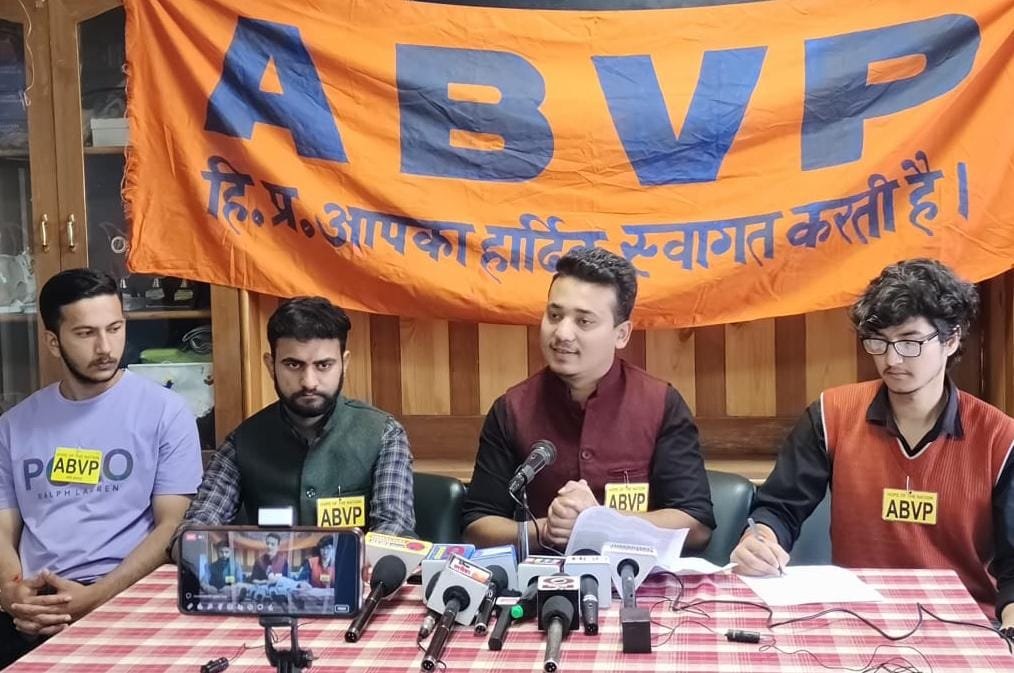 5 नवंबर को प्रदेश भर में स्वामी विवेकानंद सामान्य ज्ञान प्रतियोगिता करवाएगी ABVP  - आकाश नेगी